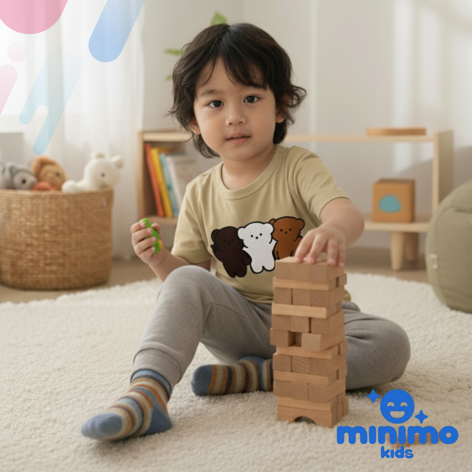 Basic Tee Minimo Kids - Saat dipakai